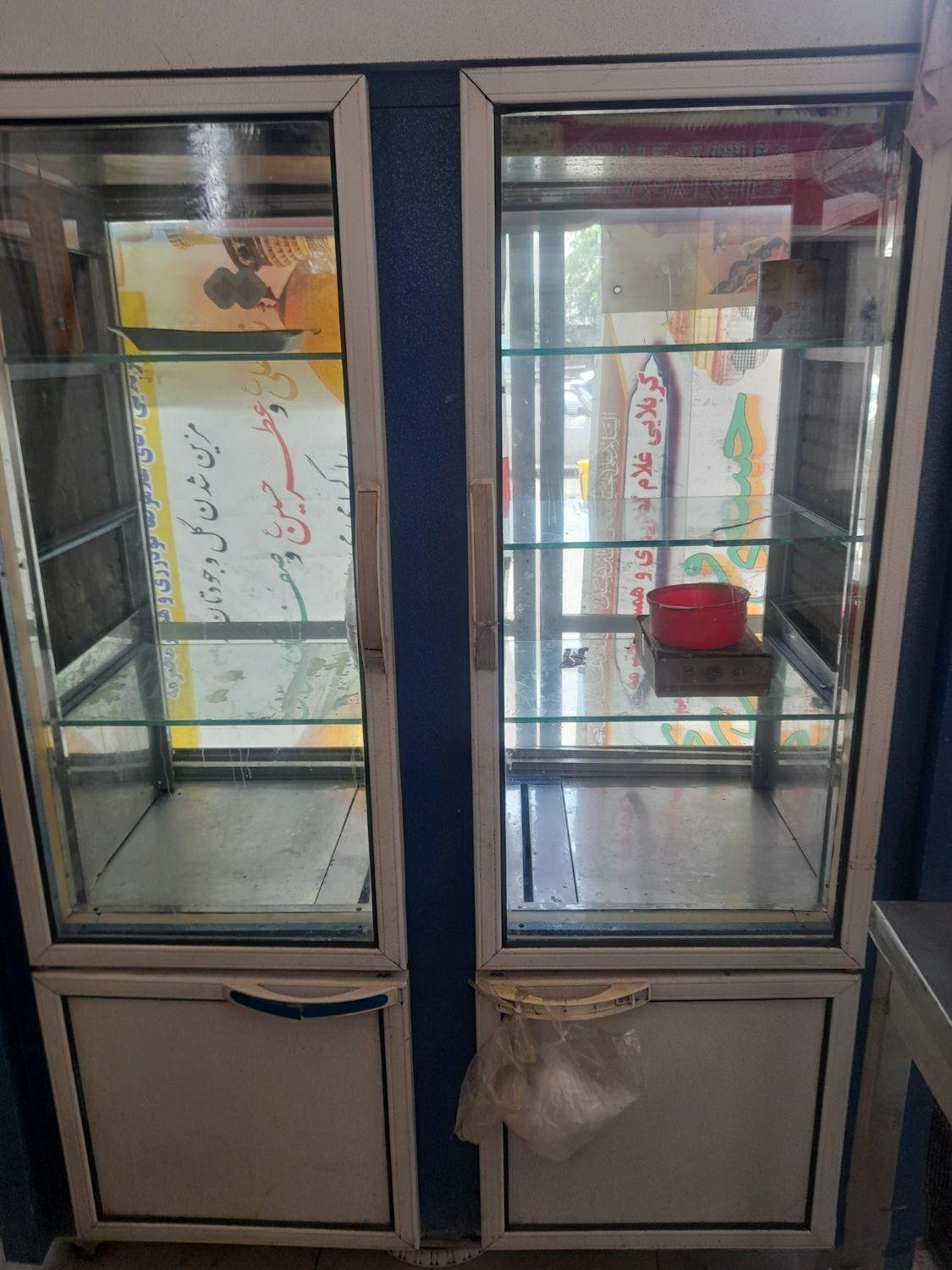 یخچال ایستاده ویترینی