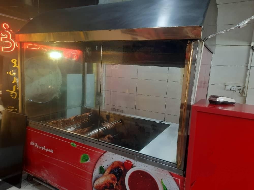 دستگاه مرغ بریان زغالی و گازی 10سیخ