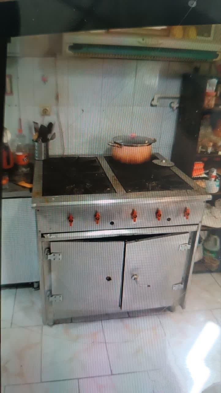 گاز صنعتی چهار شعله فر دار برنج